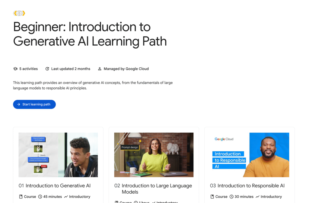 free AI courses online explains what Generative AI is, how it’s different from traditional AI